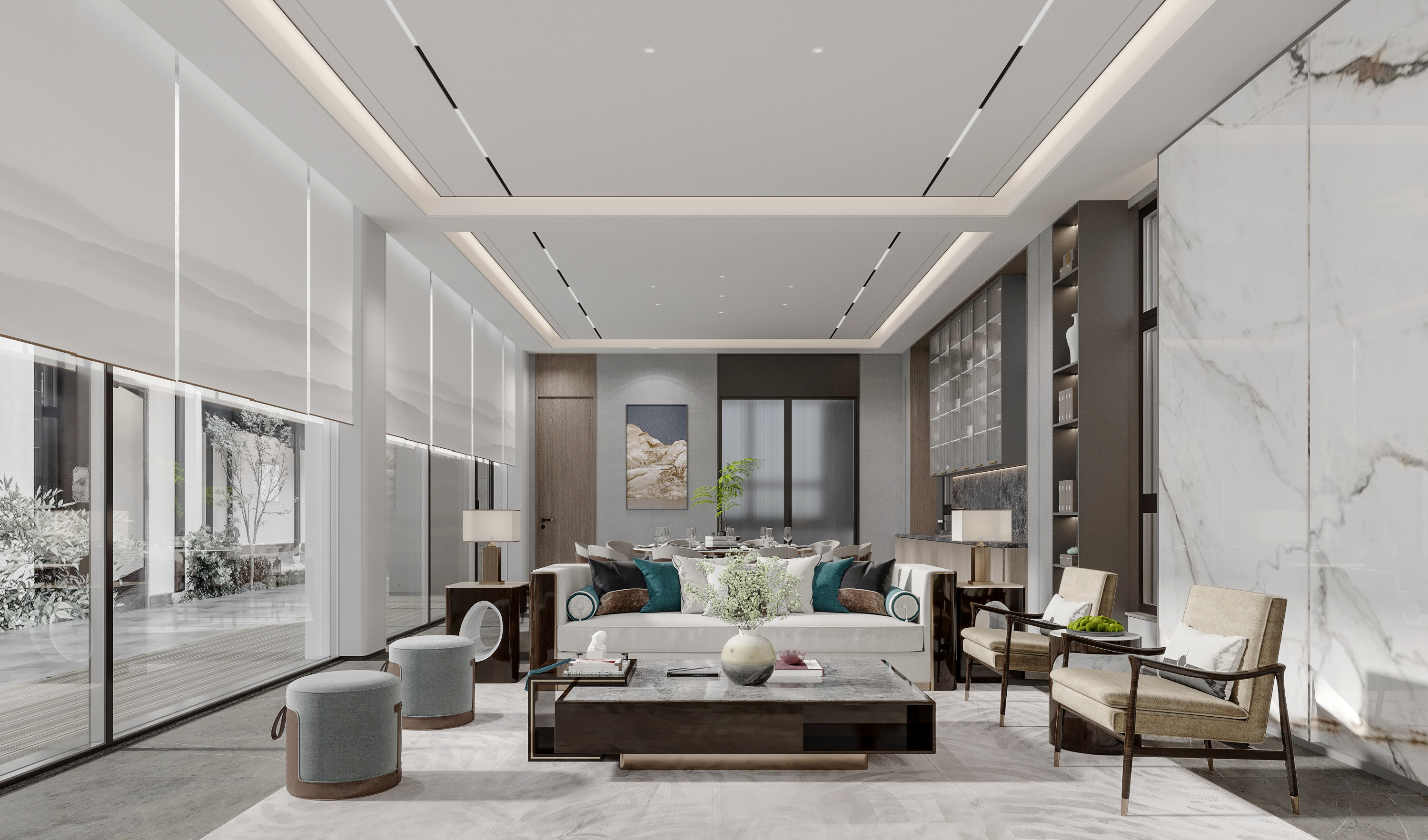 430㎡ 雅韵墨香 | 新中式别墅